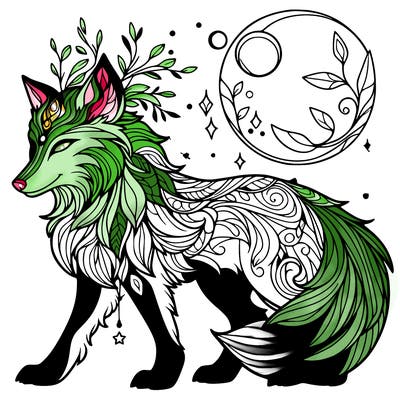 mystical wolf