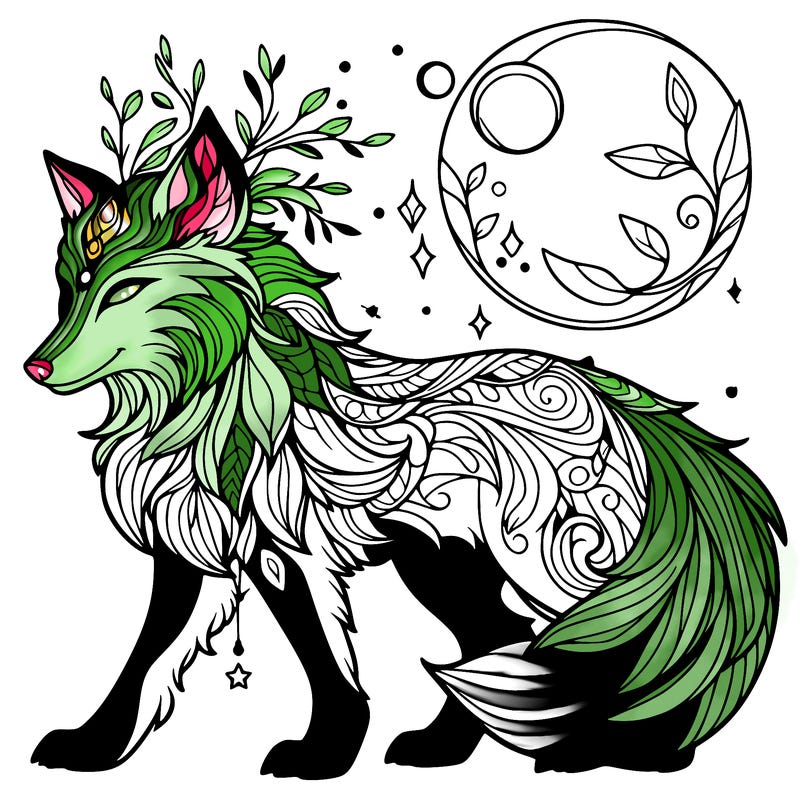mystical wolf