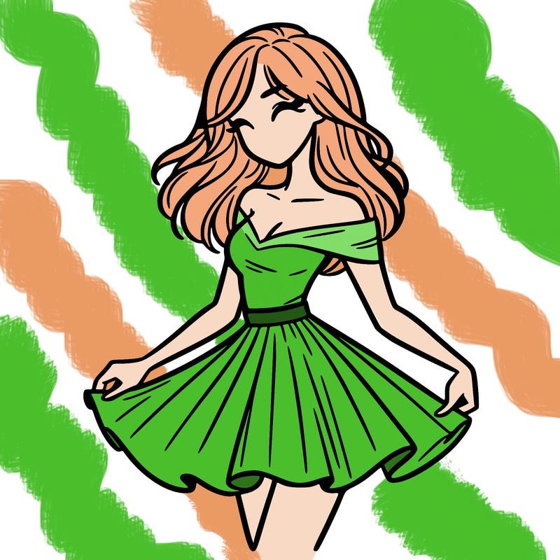 woman in skirt