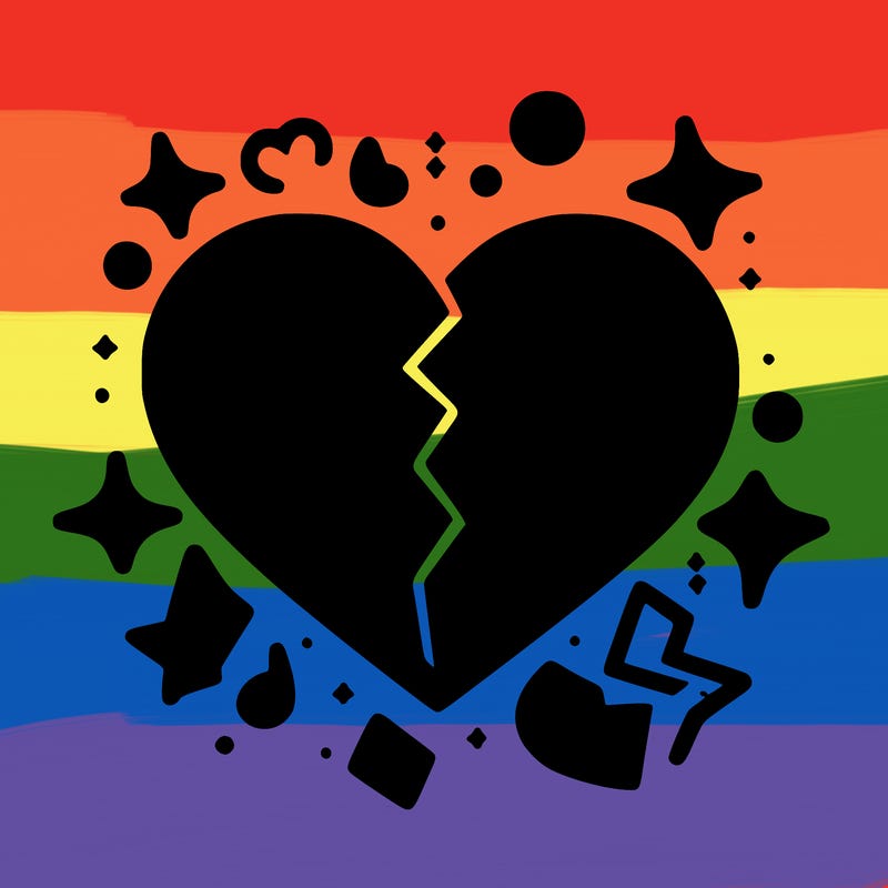 broken and sad heart