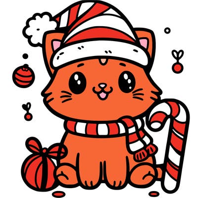 christmas cat