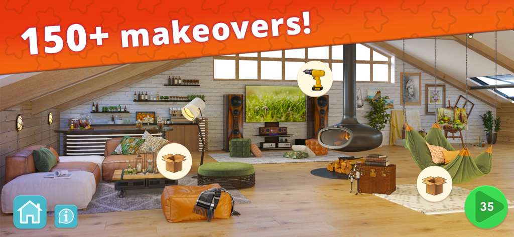 Interior Story:Decorating Home - Cozy attic room makeover with modern furniture in Interior Story