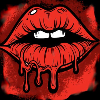 lips that look realistic and drip