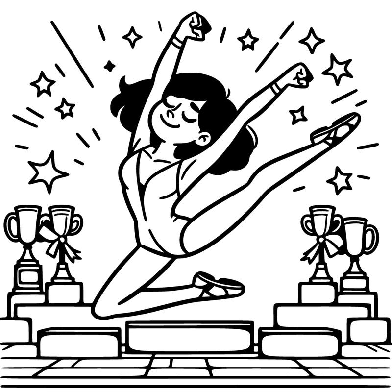 dancer winning in a competition