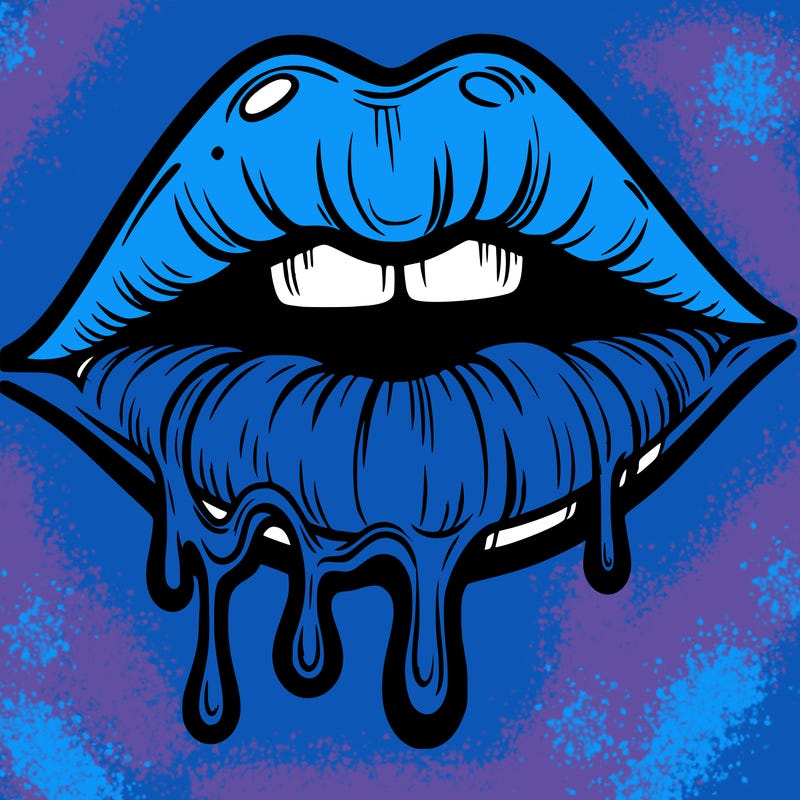 lips that look realistic and drip