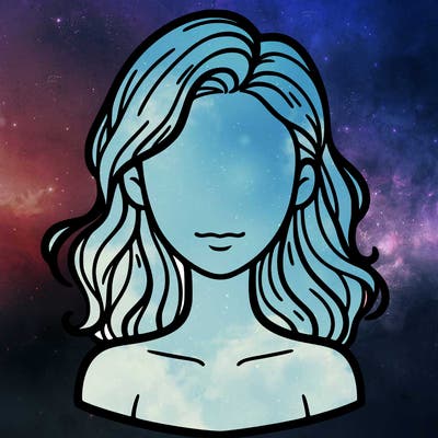 a woman without a face