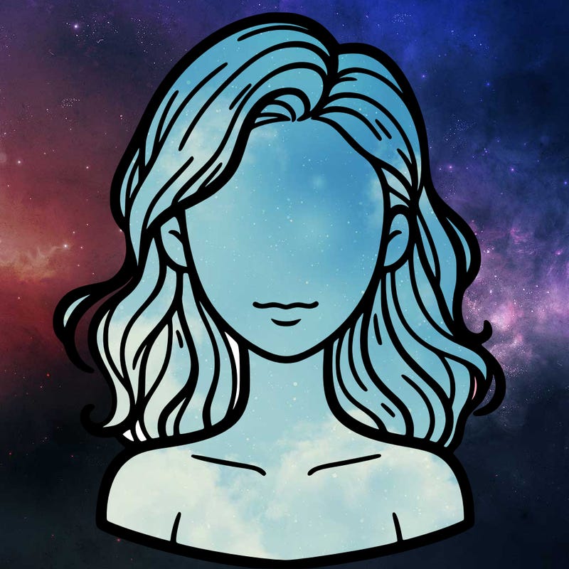 a woman without a face