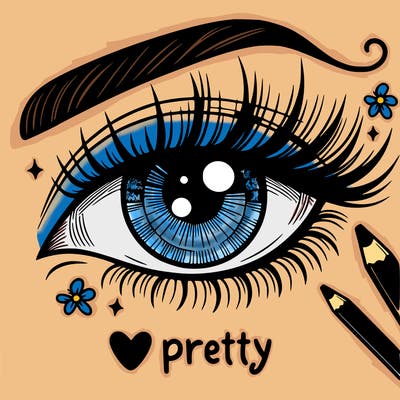 pretty eye