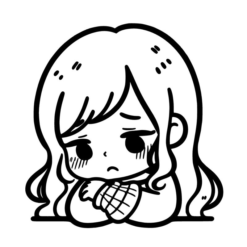 depressed self harming girl