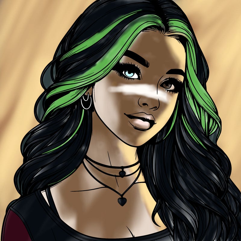 detailed realistic girl