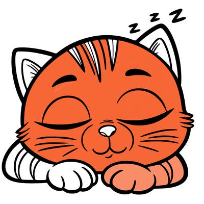 sleepy cat