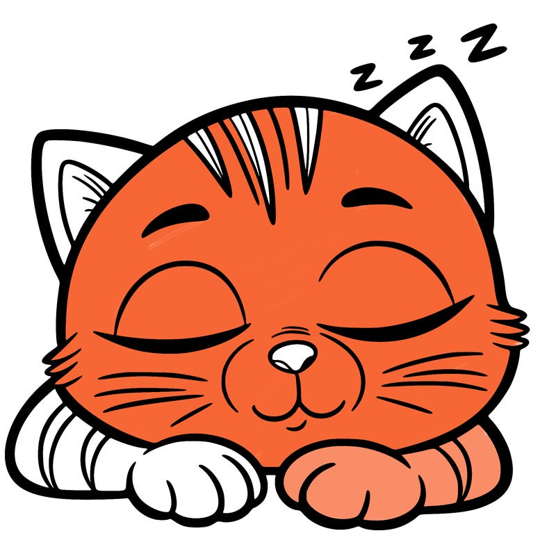 sleepy cat