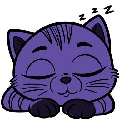 sleepy cat