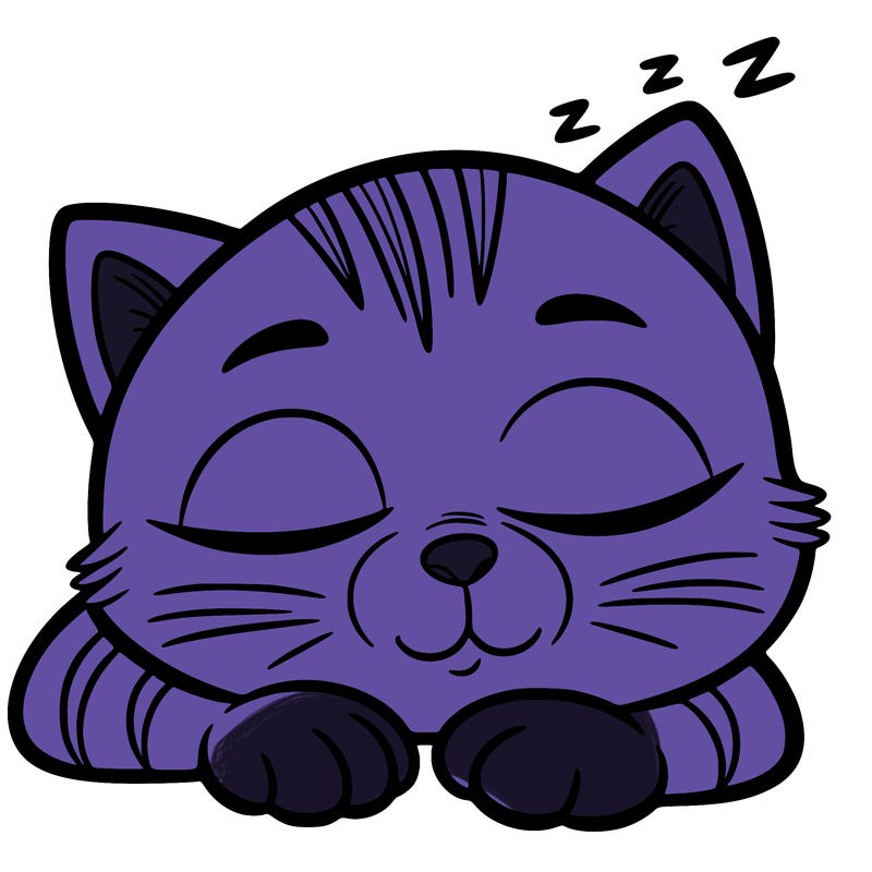 sleepy cat