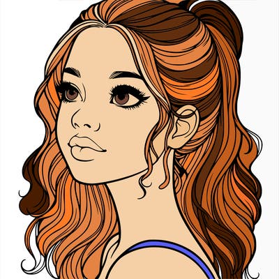 beautiful realistic girl