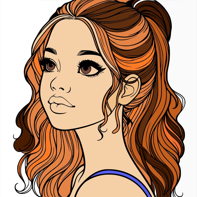 beautiful realistic girl