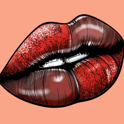 realistic lips