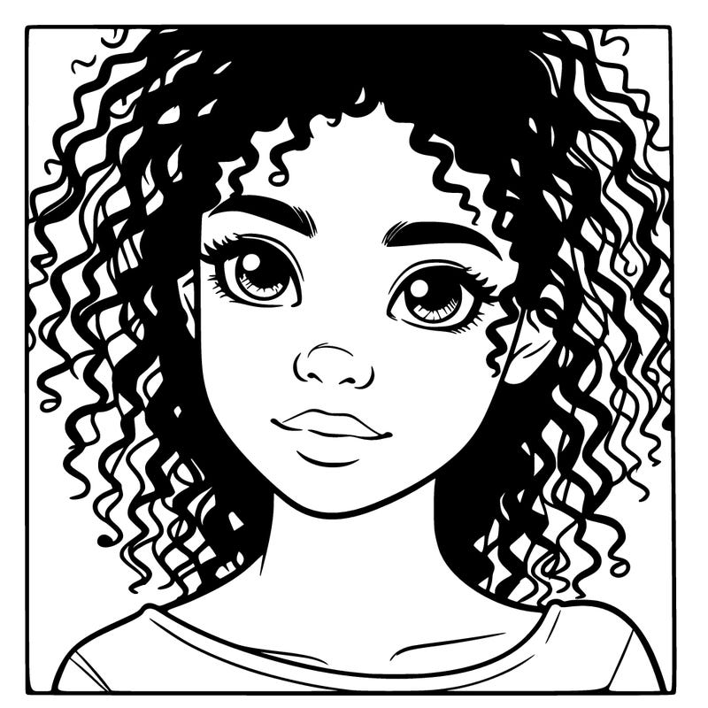 mixed girl with curly hair and hazel eyes 14 years old