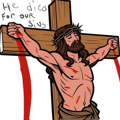 jesus on the cross