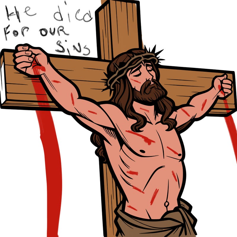 jesus on the cross