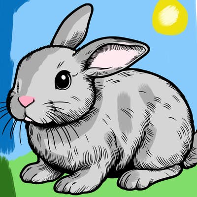realistic bunny