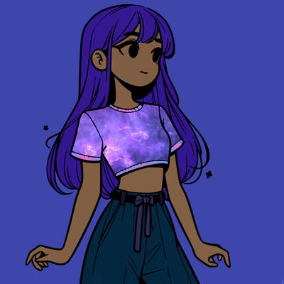 girl in a cute crop top