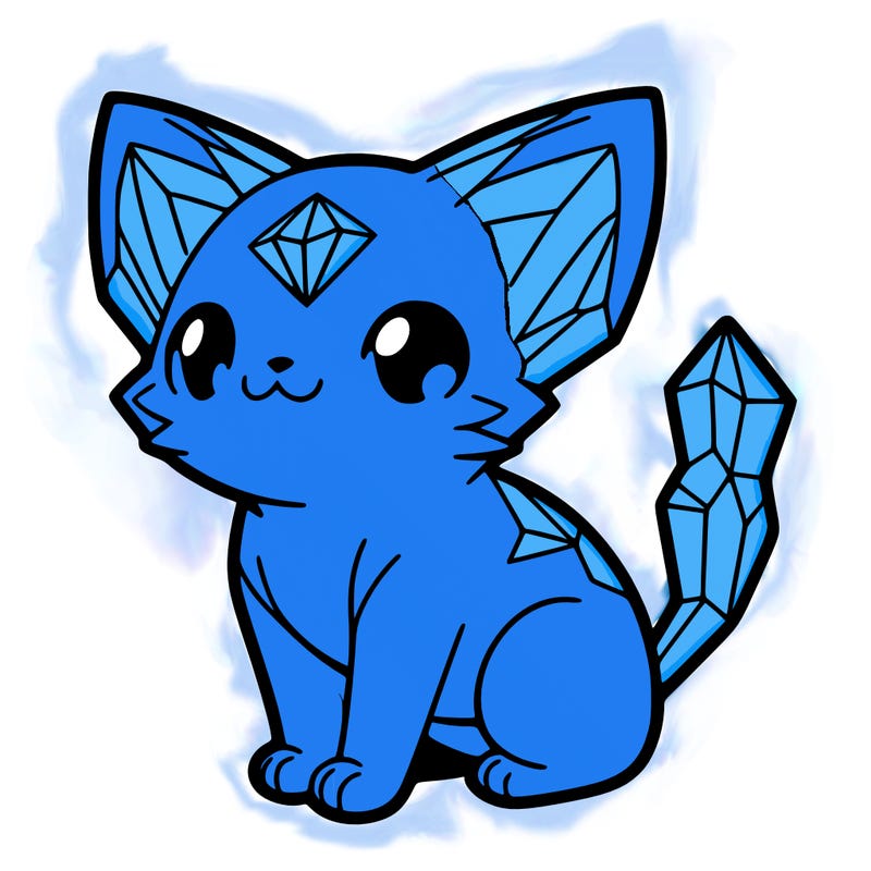 crystal kitten