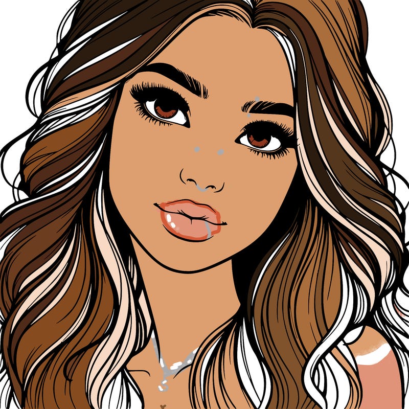 beautiful realistic girl