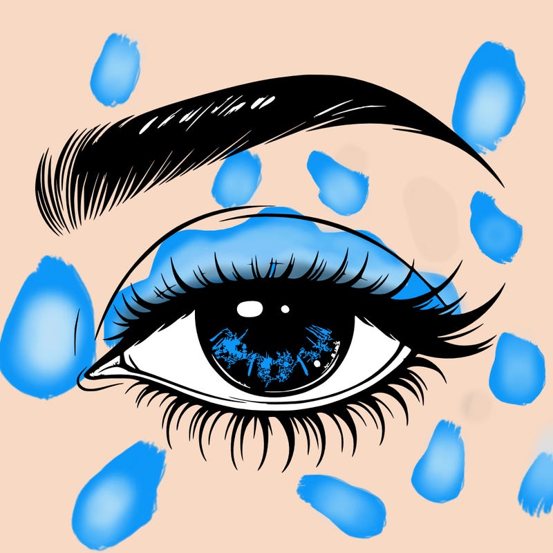 eye closed realistic