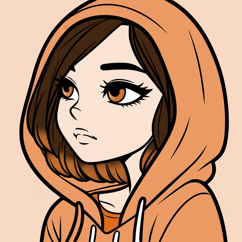 a woman wearing a hoodie