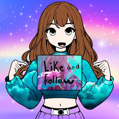 girl holding a blank sign in a long sleeve crop top