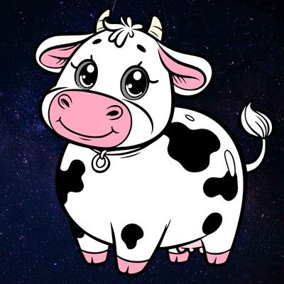cartoon cow