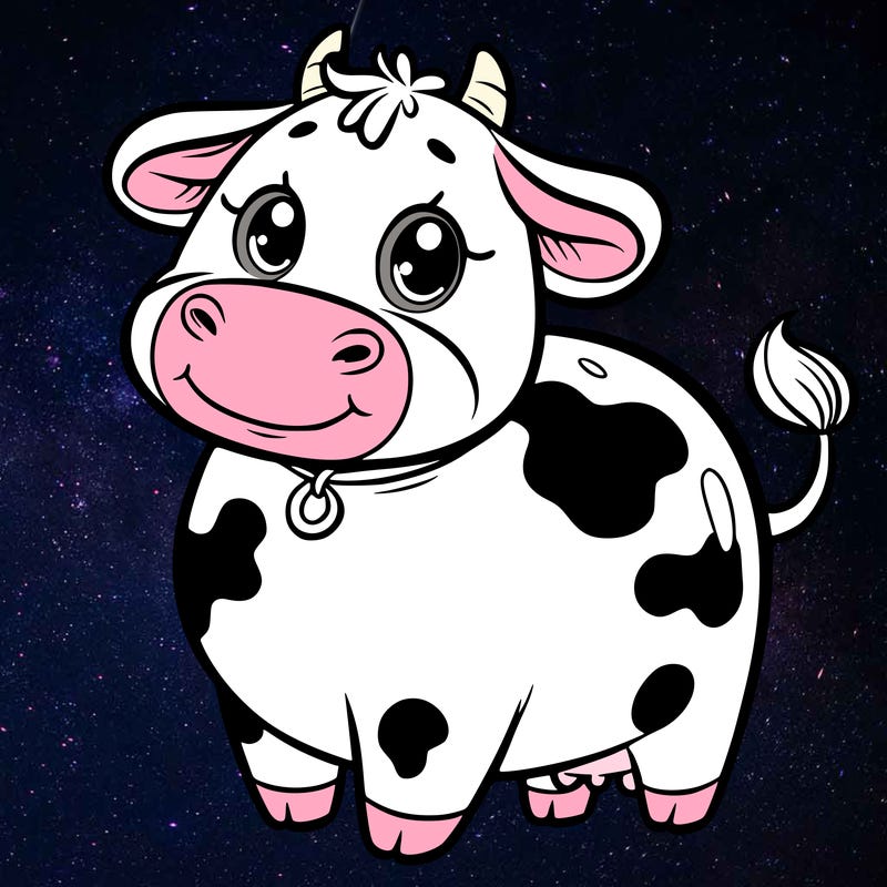 cartoon cow