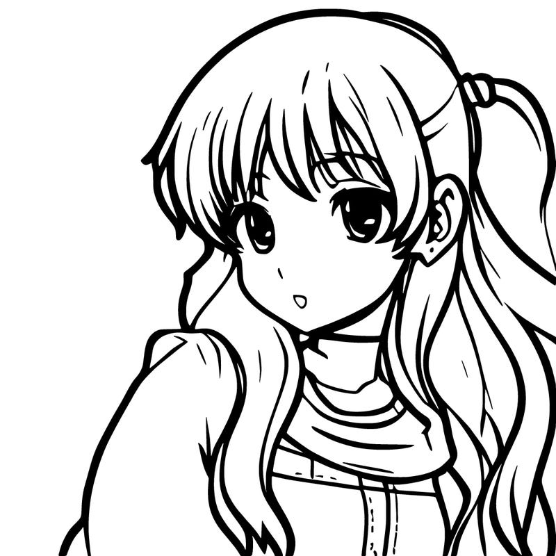 anime art girl