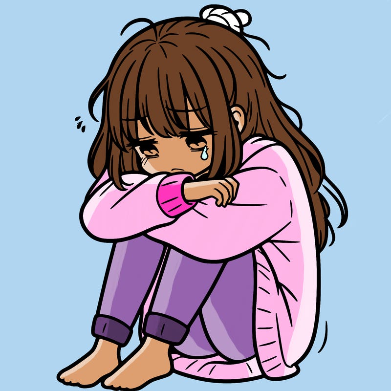 depressed girl