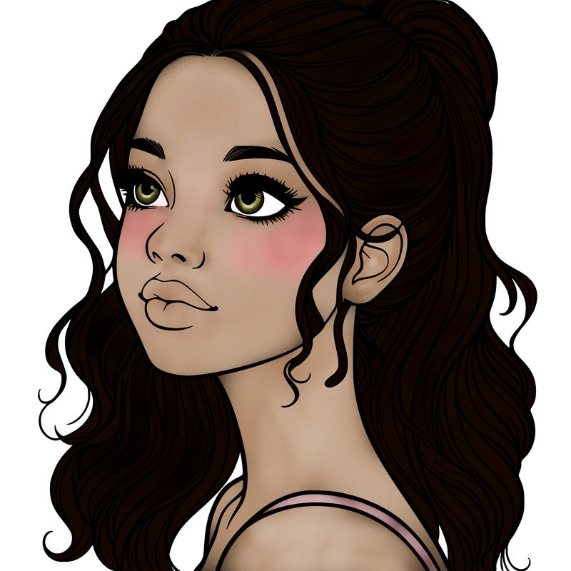 beautiful realistic girl