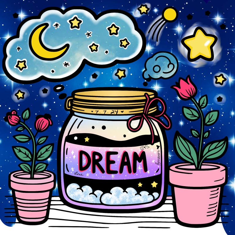 dream-filled jar