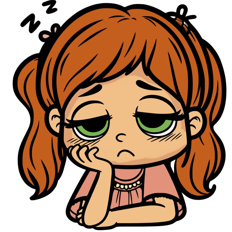 tired girl