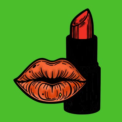 lips and lipstick