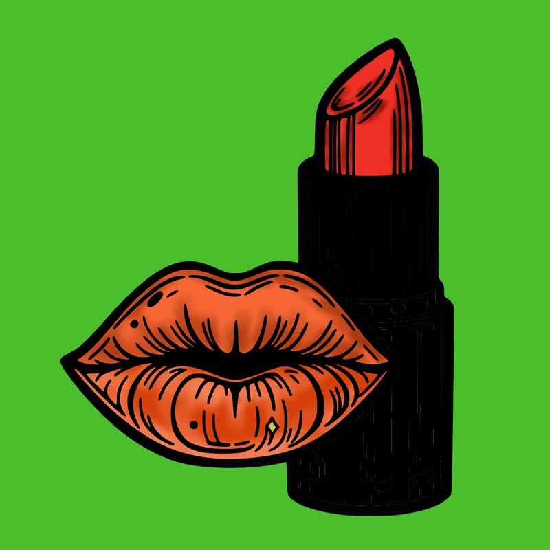 lips and lipstick
