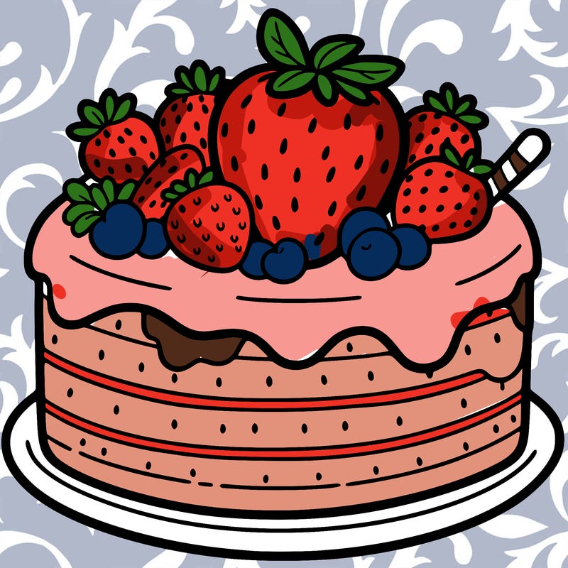 cake strawberry shortcake