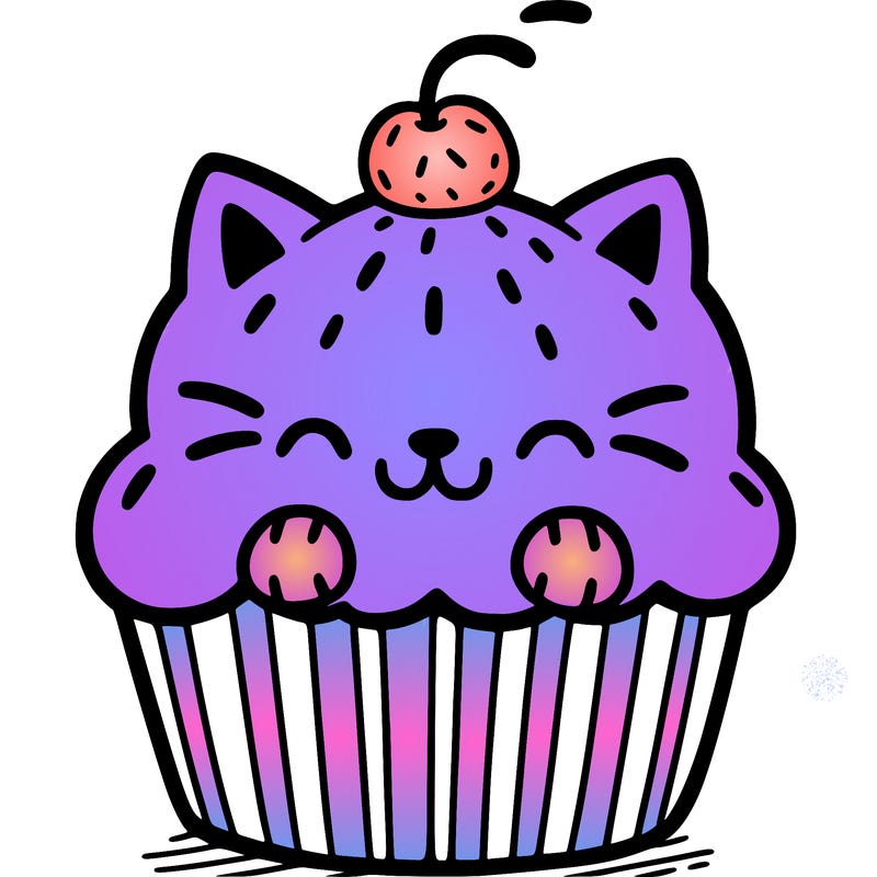 cat cupcake
