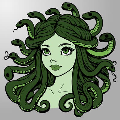 realistic medusa