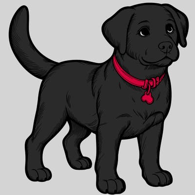 realistic dog