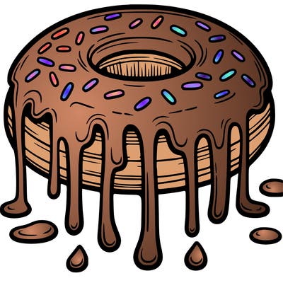 drippy doughnut