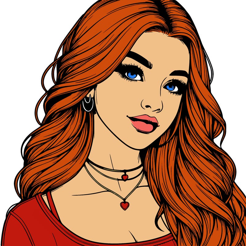 detailed realistic girl