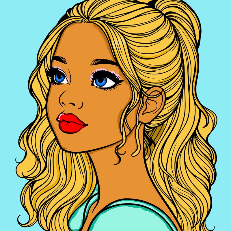 beautiful realistic girl