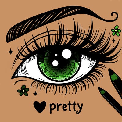 pretty eye