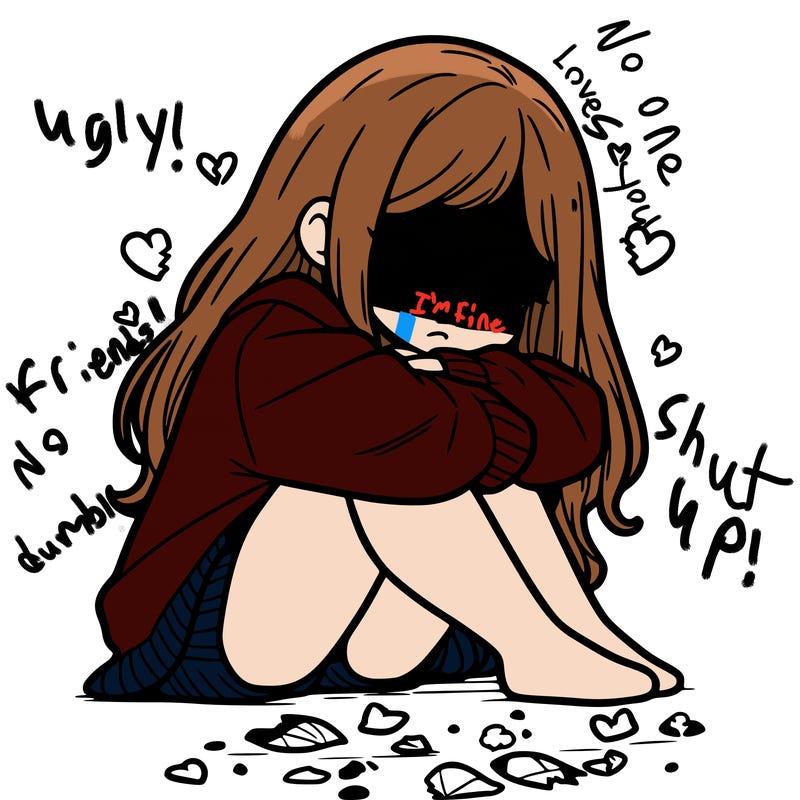 a girl after a breakup