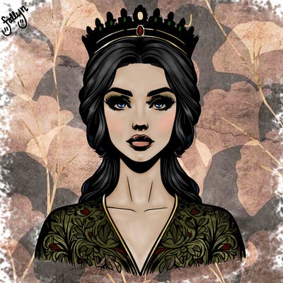 realistic beautiful queen